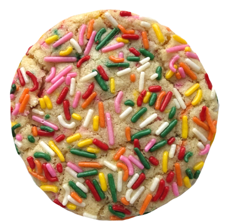 Let's Party sprinkle cookie
